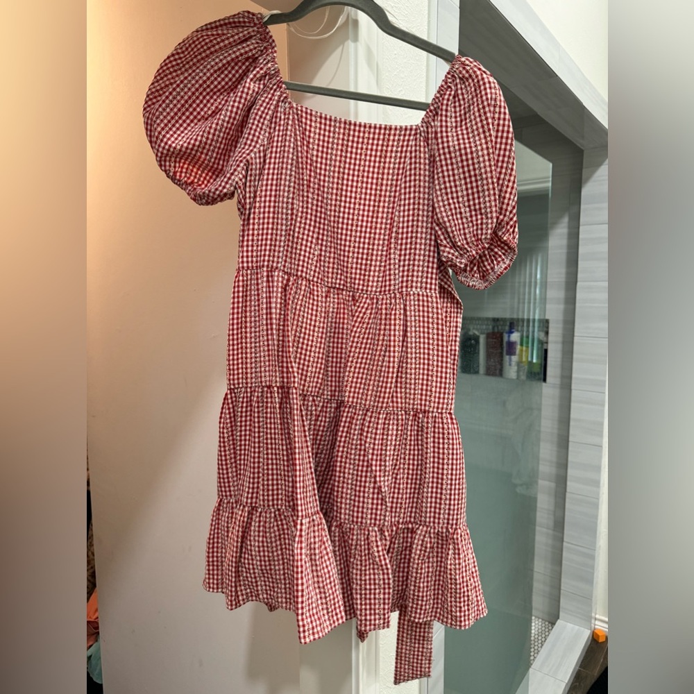 Red Gingham Dress